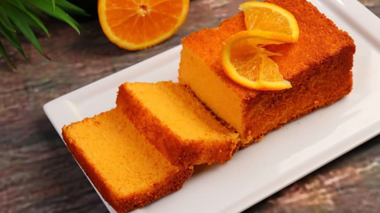 ২ ডিমের অরেন্জ পাউন্ড কেক,Orange pound cake,Tea time orange cake,Soft orange cake
