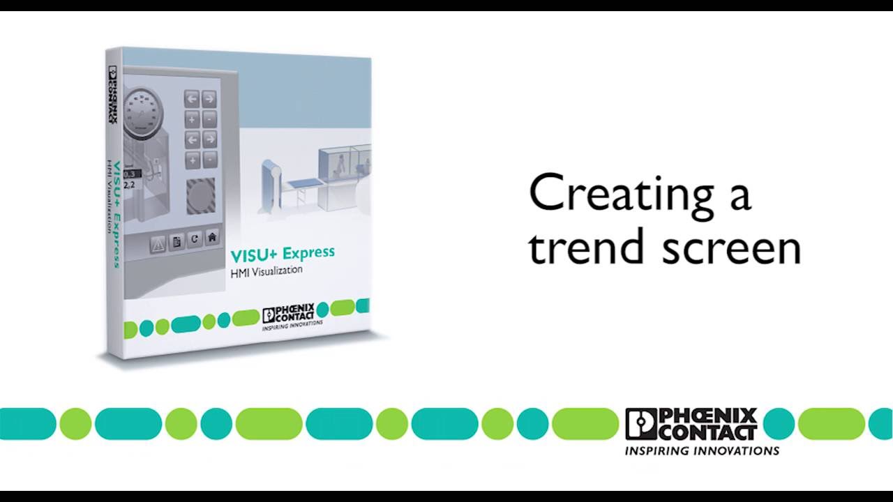 Visu+ Express: Creating a trend screen - Phoenix Contact