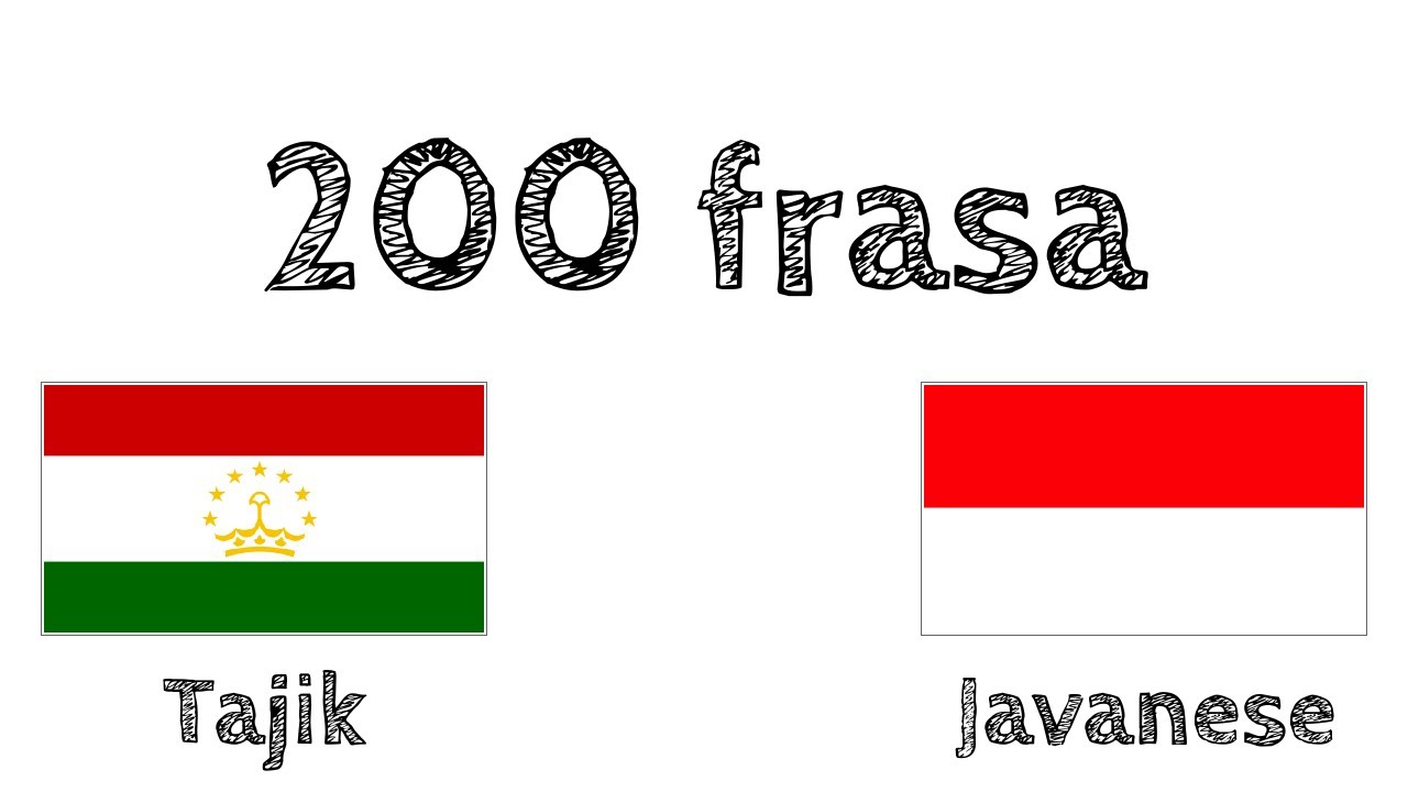 200 frasa - Basa Tajik - Basa Jawa
