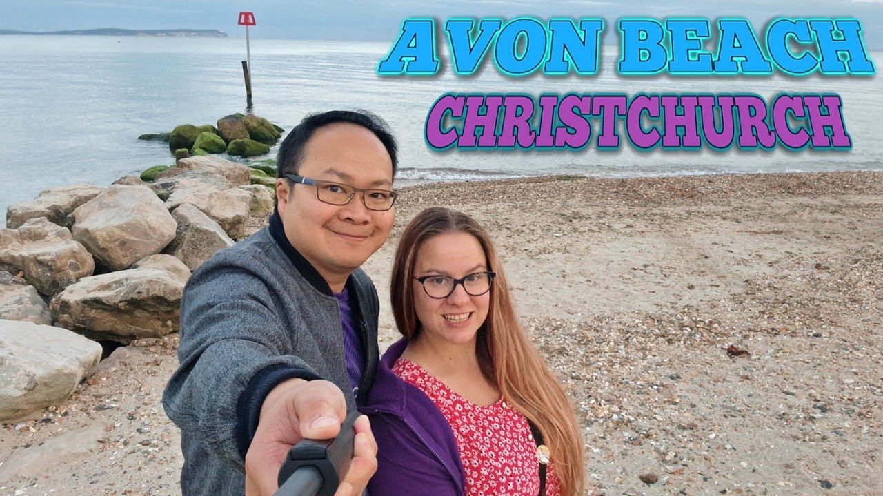 Walking Avon Beach in Christchurch