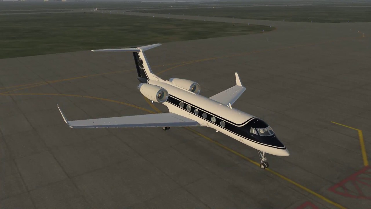 X-Plane 11 KCOS-KDEN Stormy weather in the Gulfstream IV