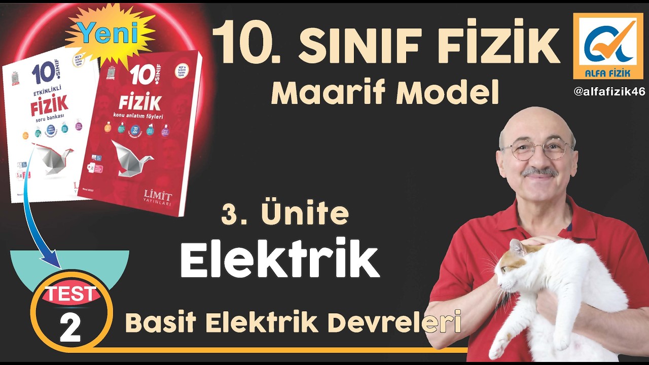 10. SINIF FİZİK | MAARİF MODEL | LİMİT YAYINALARI SORU BANKASI - ELEKTRİK-TEST:2