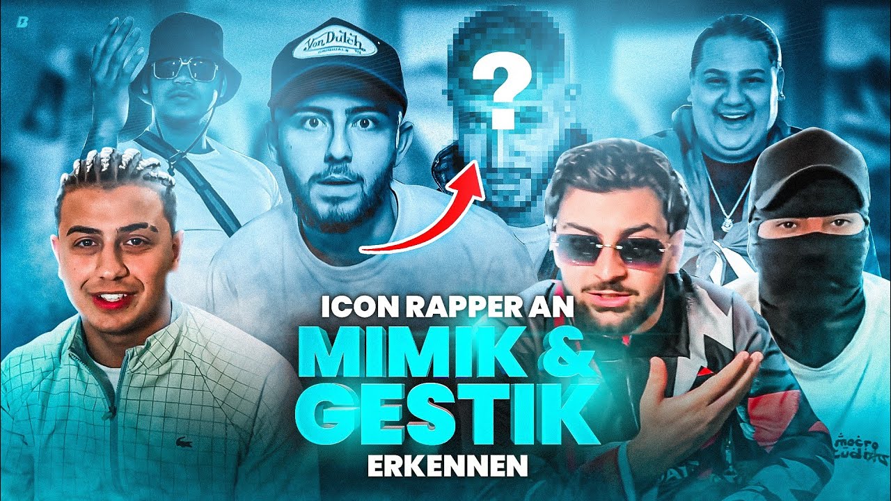 ERKENNE DEN ICON RAPPER 😂 ICON 5 PANTOMIME CHALLENGE (Mit Azu, Shabab, Skandal, Biggie, Infinit, ..)