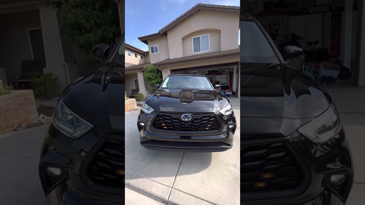 2020 - 2023 Toyota Highlander mod modification upgrades black edition