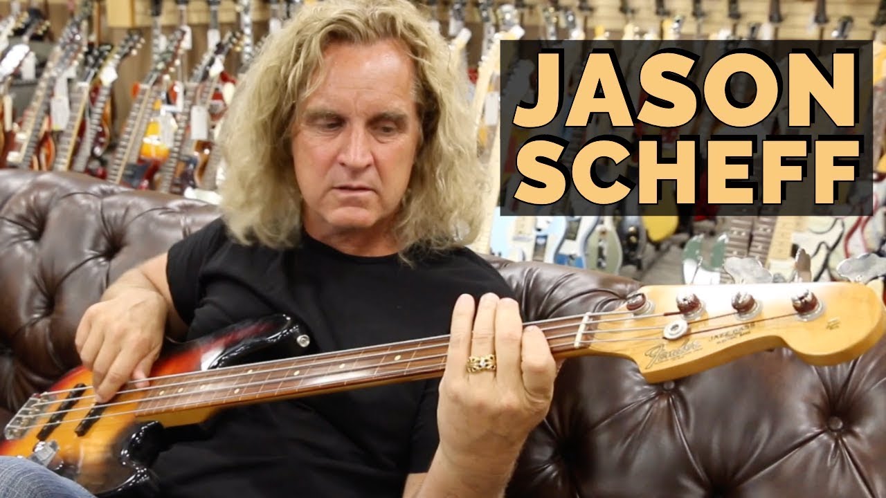 Jason Scheff playing a Fender Custom Shop Fretless Jaco Jazz Bass | Norman's Rare Guitars