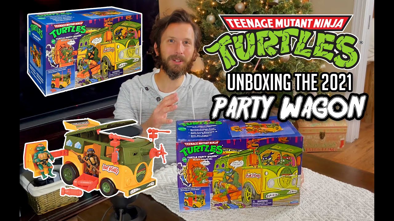Unboxing the TMNT Classic Party Wagon (2021 Reissue)