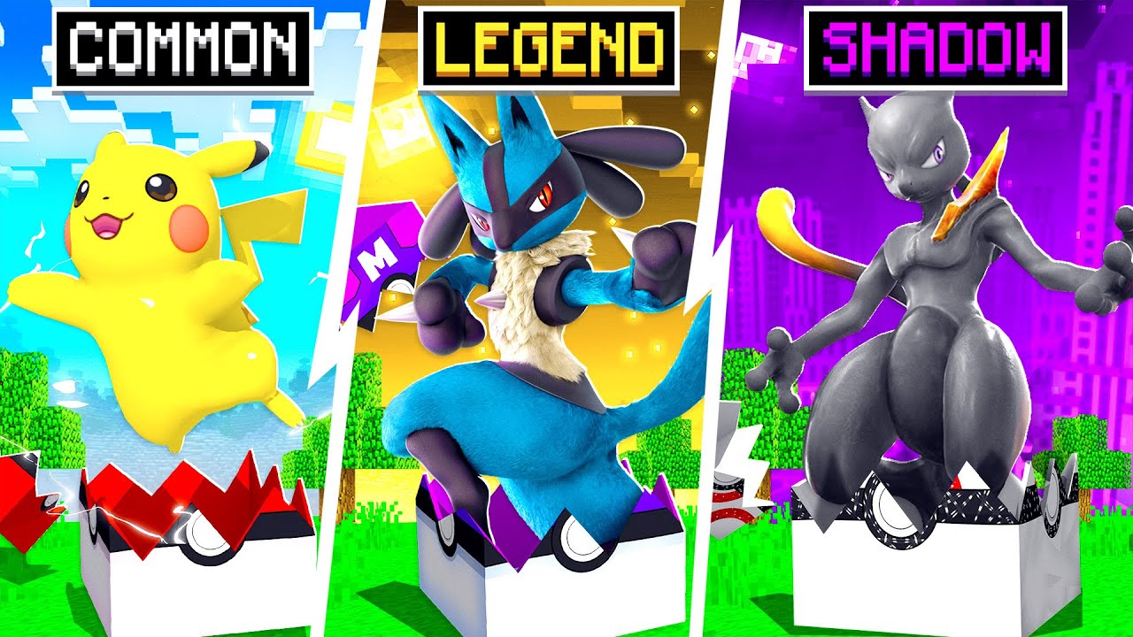 UPGRADING LUCKY BLOCKS To LEGENDARY *SHADOW* LUCKY BLOCKS In MINECRAFT PIXELMON