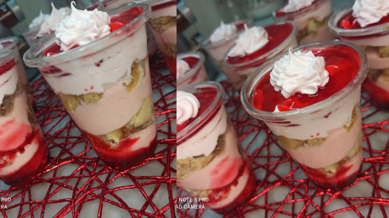 تحلية اومباسدور  او تحلية كؤوس سهلة وبنينة✅ تقدرو ديروها مشروع مربح فهاد رمضان 🥰