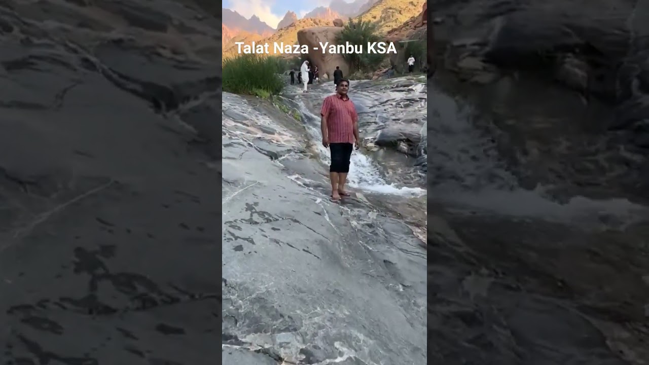 #Places that feel unreal #ksa #nature #waterfall #yanbu #youtube #visitsaudi #viral #saudiarabia