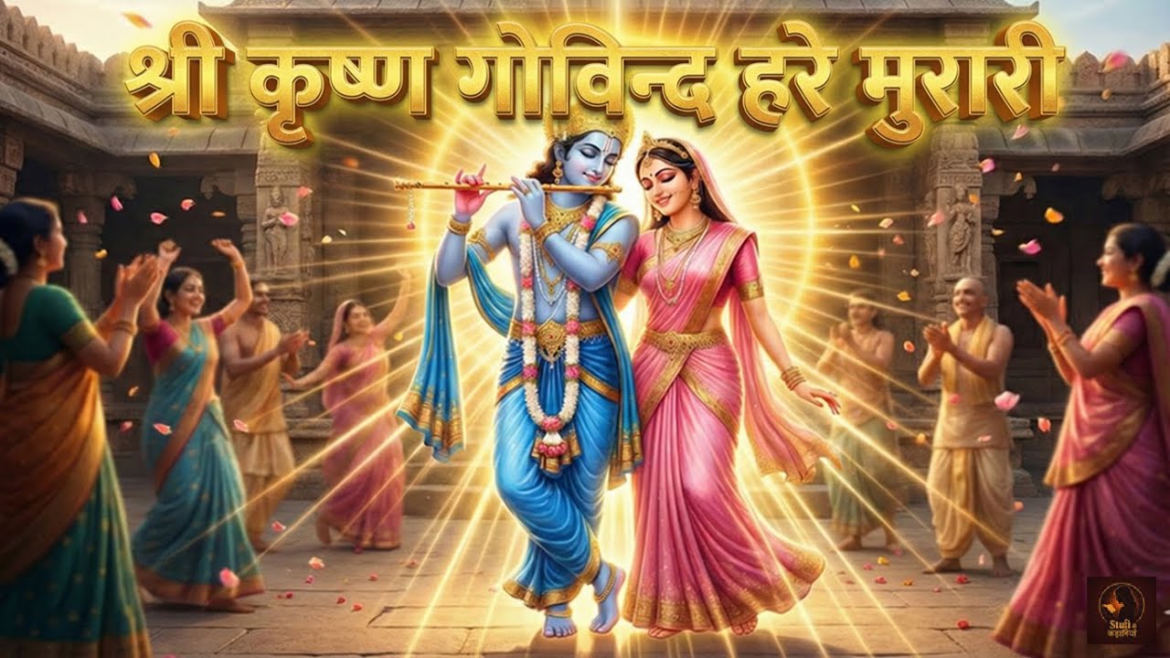 #Radha Krishna | #Shri Krishna Govind Hare Murari | #Joyful Bhajan | श्री कृष्ण गोविन्द हरे मुरारी |