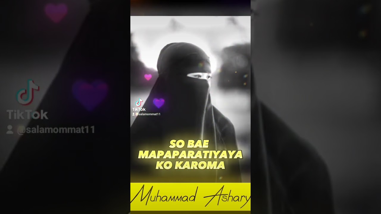 SO BAE MAPAPARATIYA KO KAROMA NIYAN