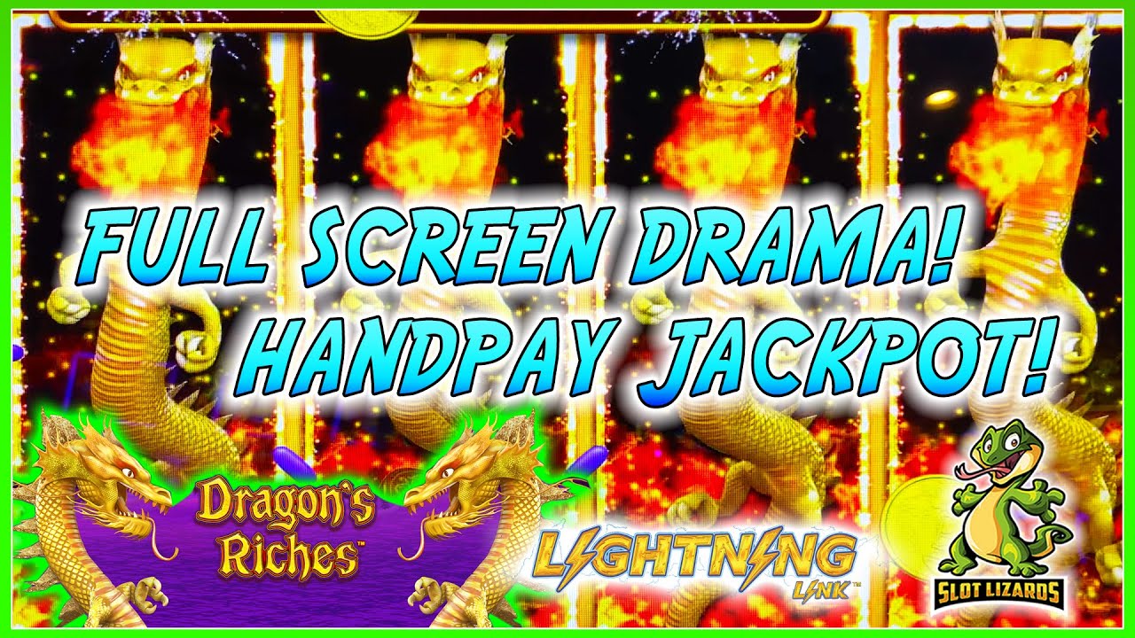 EPIC LAST CHANCE MEGA BIG WIN! FULL SCREEN JACKPOT HANDPAY! Dragon Riches Lightning Link!