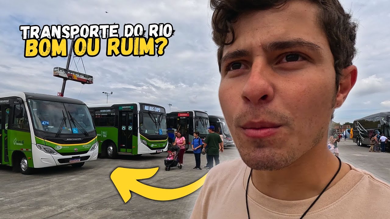 BOM ou RUIM? ESSE é o TRANSPORTE PÚBLICO do RIO de JANEIRO!