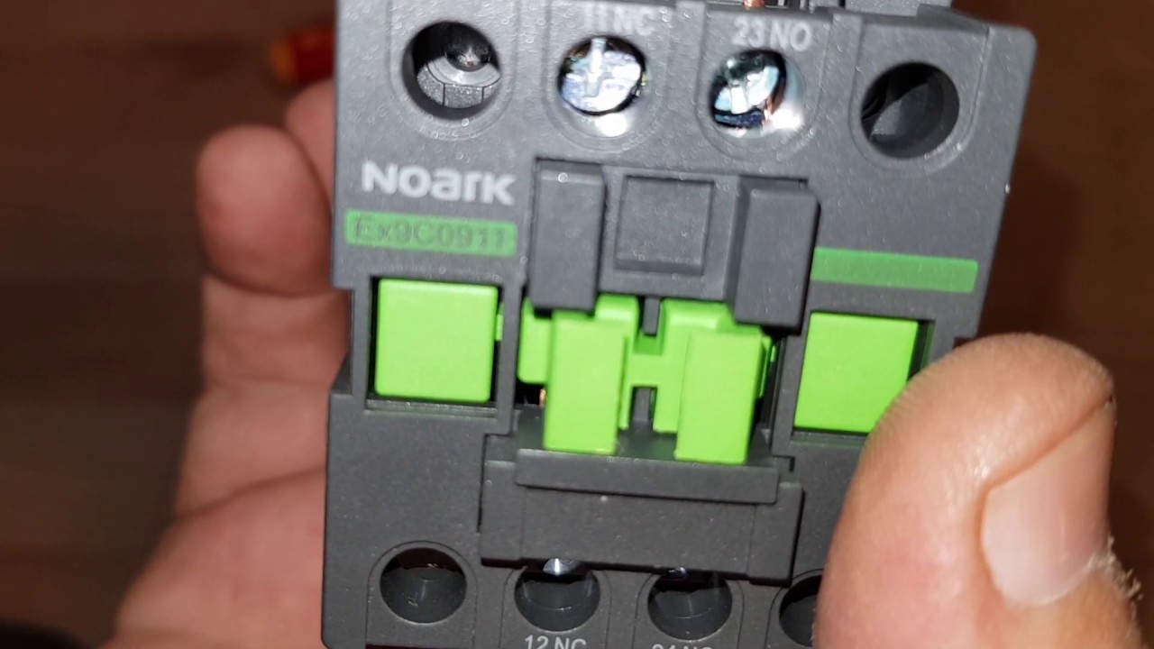 Instalatie electrica-Ne jucam cu contactoare (circuit simplu)