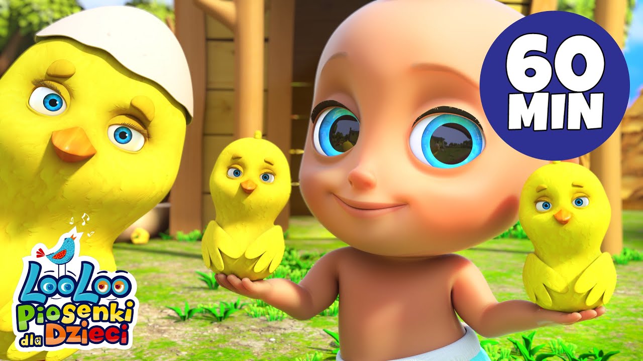 MIX - MAŁE KURCZACZKI - 60 MINUT PIOSENKI DLA DZIECI LOOLOO KIDS