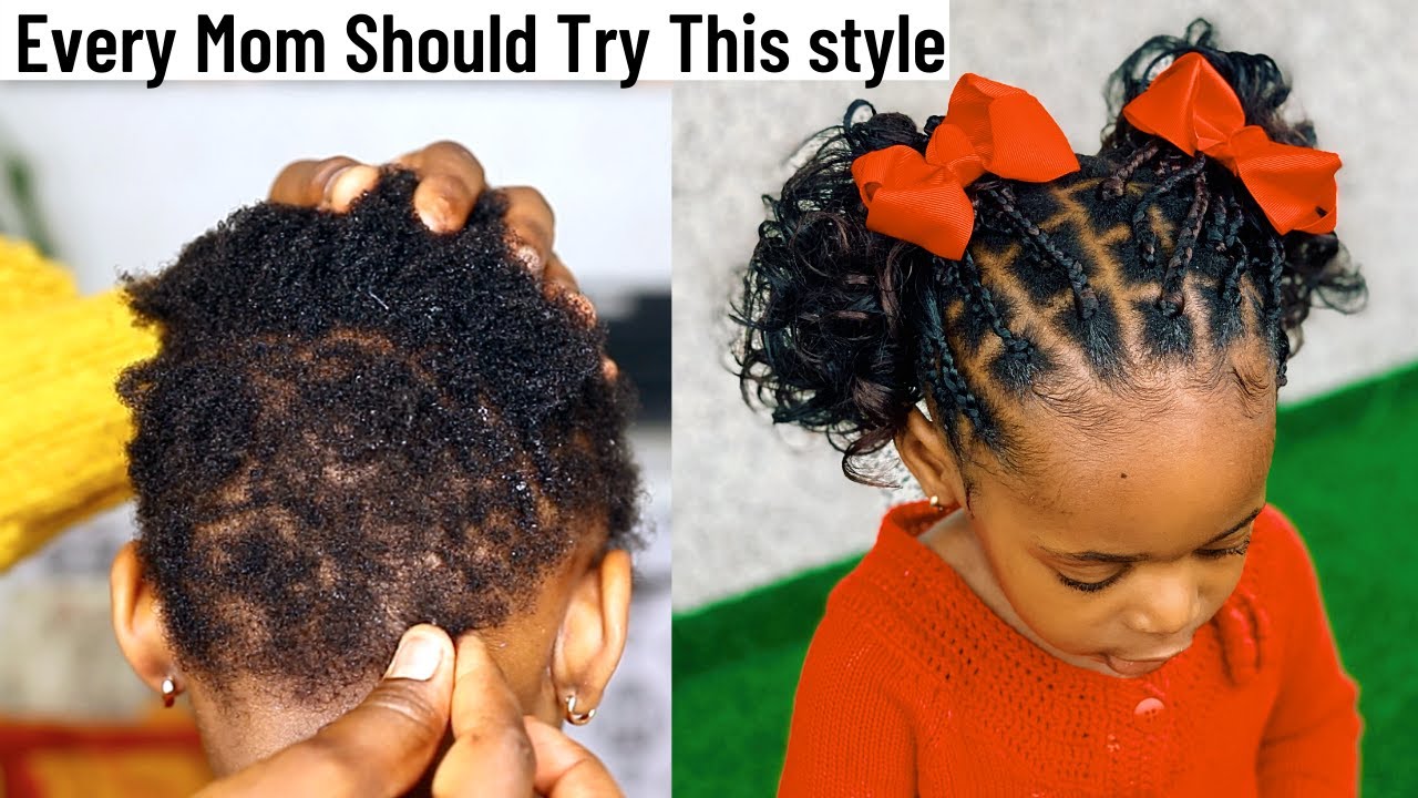 No Rubber bands, No Crochet, No Hot Water, No Curlers.. My Favorite    Hairstyle So Far for kids