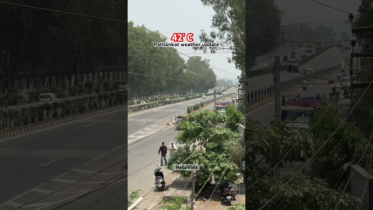 🔥 Pathankot Weather Update Today | 42&deg;C Heatwave Alert | June 2025 Temperature News
