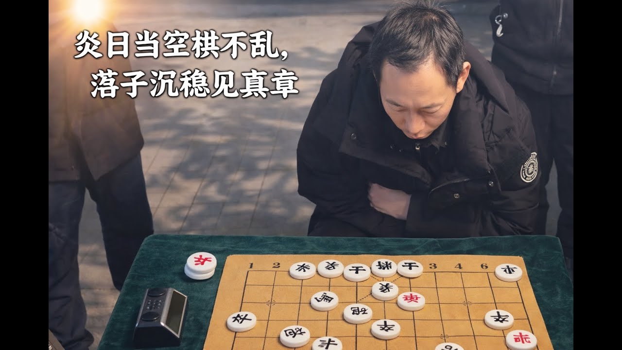 炎日当空棋不乱，落子沉稳见真章