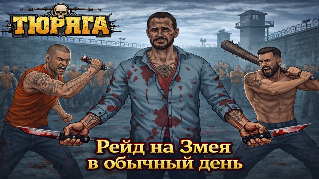 ТЮРЯГА ТГ - ПЕРВЫЙ ЗМЕЙ БЕЗ АКЦИИ в ОБЫЧНЫЙ ДЕНЬ! РЕЙД на ЗМЕЯ 21.02.26!