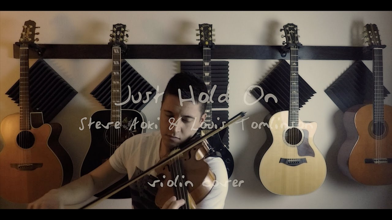 Steve Aoki & Louis Tomlinson - Just Hold On (violin cover) | David Fertello