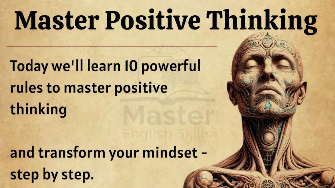 How to Think Positively in Any Situation || Power of Positive Thinking 🔥 || Improve Your English ✅