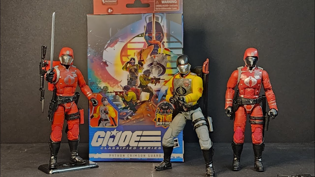 GIJoe Classified Series Python Patrol Crimson Guard