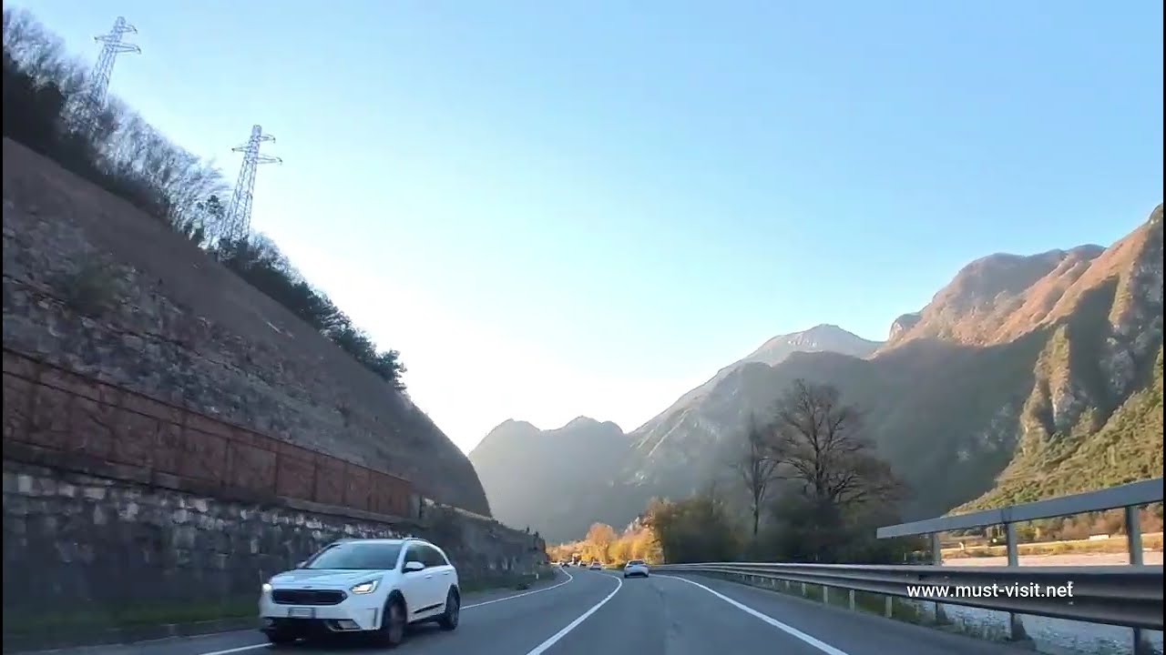 Actually, this is one of the most beautiful road in Europe.