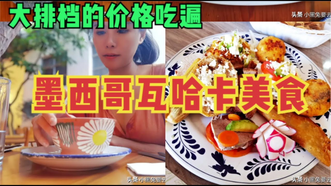 中国小姐姐用大排档的价格就吃遍墨西哥美食之城瓦哈卡Such gastronomy city Oaxaca Mexico！