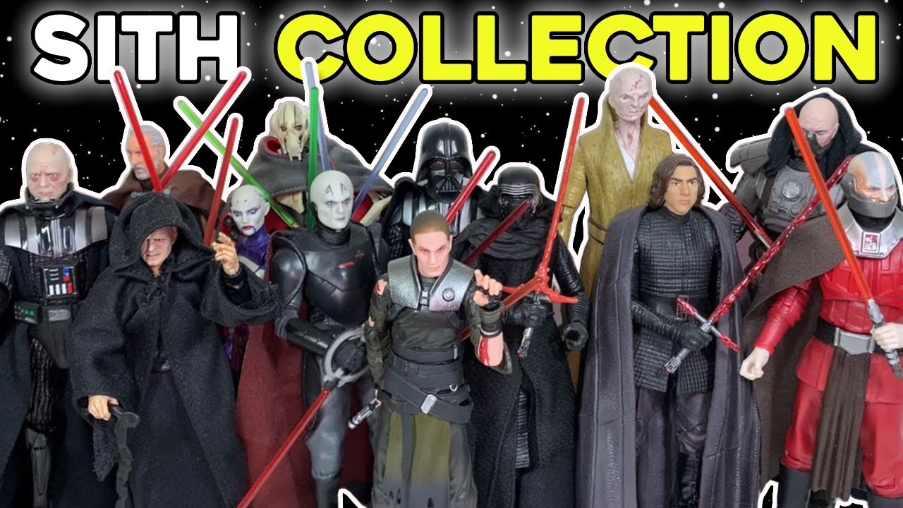 Коллекция Star Wars Black Series SITH* 2015–2025