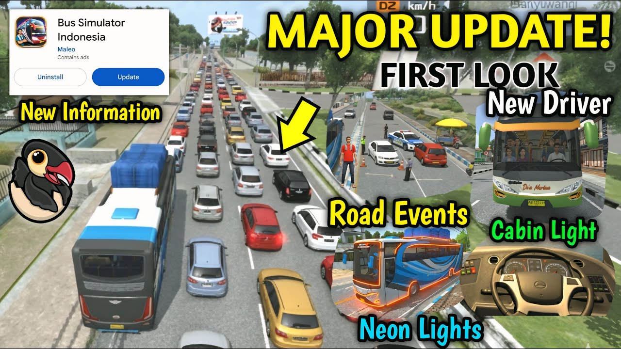 🚚Bus Simulator Indonesia Update 4.5: New Features, Details, and Gameplay by Maleo