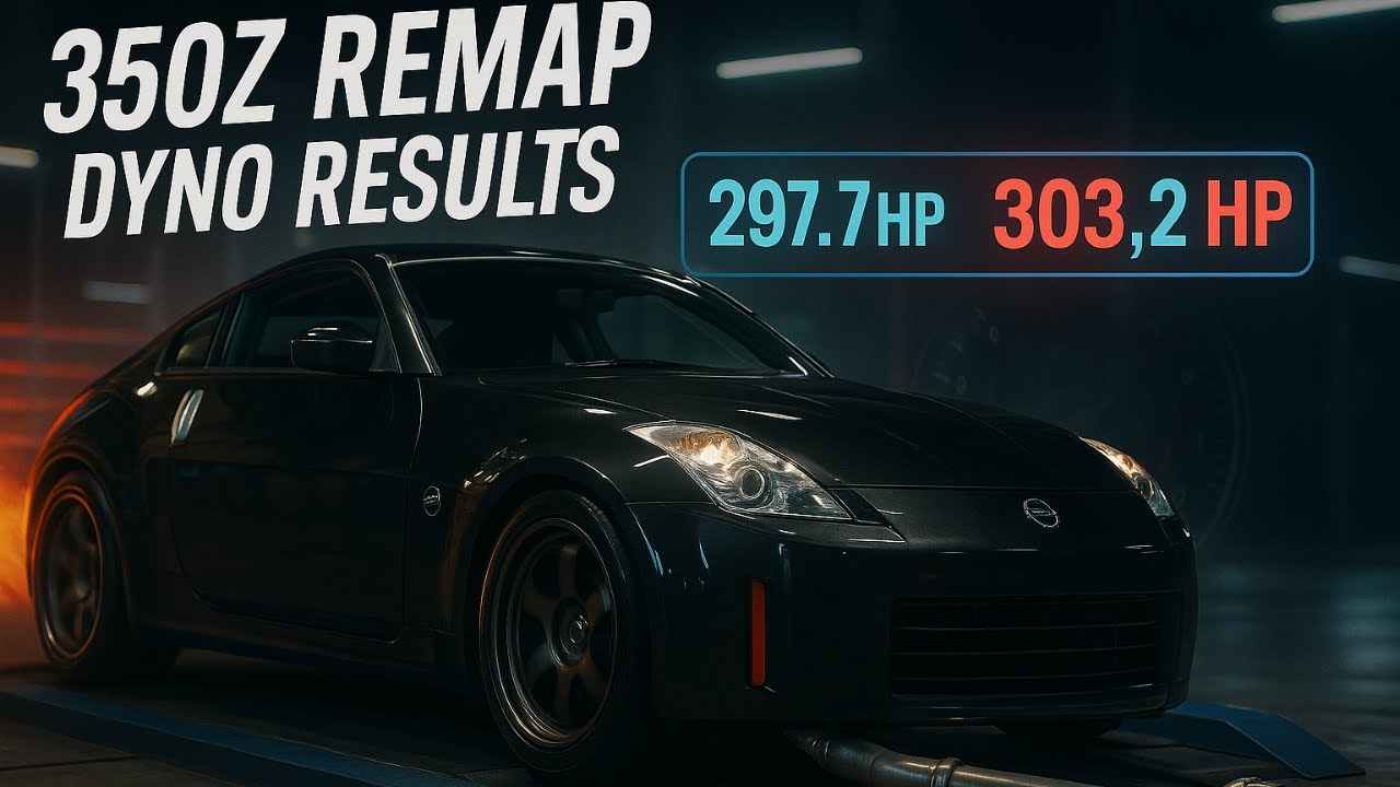 📈 Nissan 350Z Dyno Run – Real Horsepower Gains After Mods! 🔥