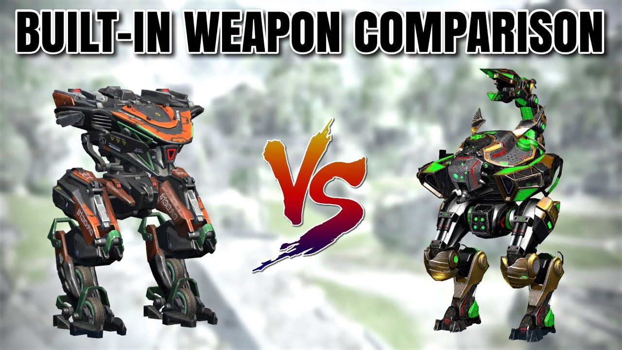 [WR] Orochi VS Scorpion - Built-In Weapon Comparison | War Robots Test Server