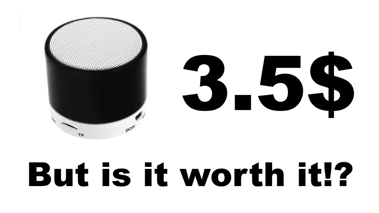 3.5$ Bluetooth Speaker From AliExpress - BUT IS IT WORTH IT?
