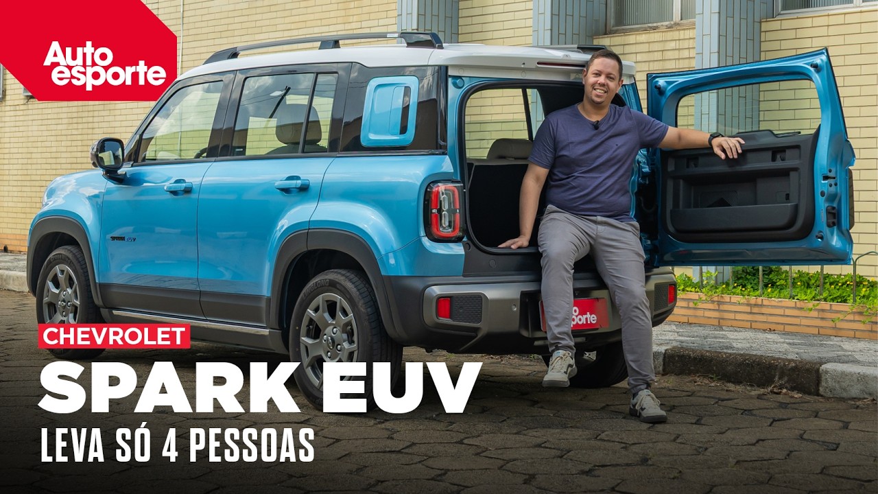CHEVROLET SPARK EUV: carro elétrico MAIS BARATO DA GM vale a pena?