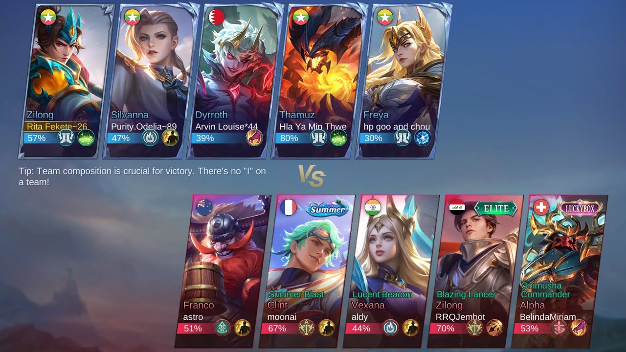 mobile legends rank push