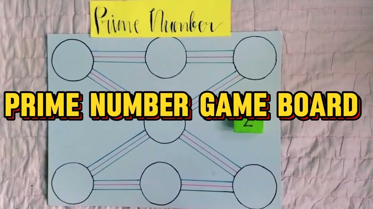 HOW TO PLAY PRIME NUMBER GAME BOARD
