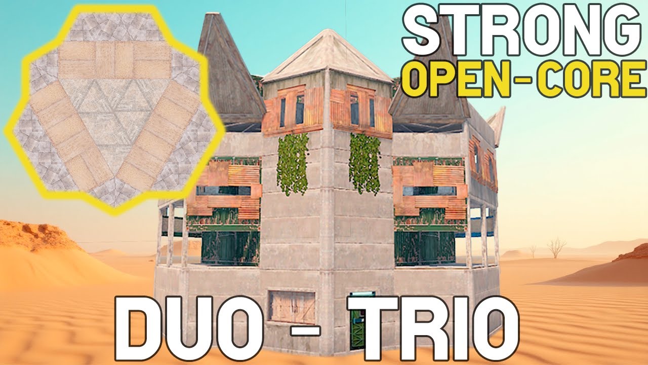 Rust &ndash; Strong DUO/TRIO Base with Open Core & 3 Walls
