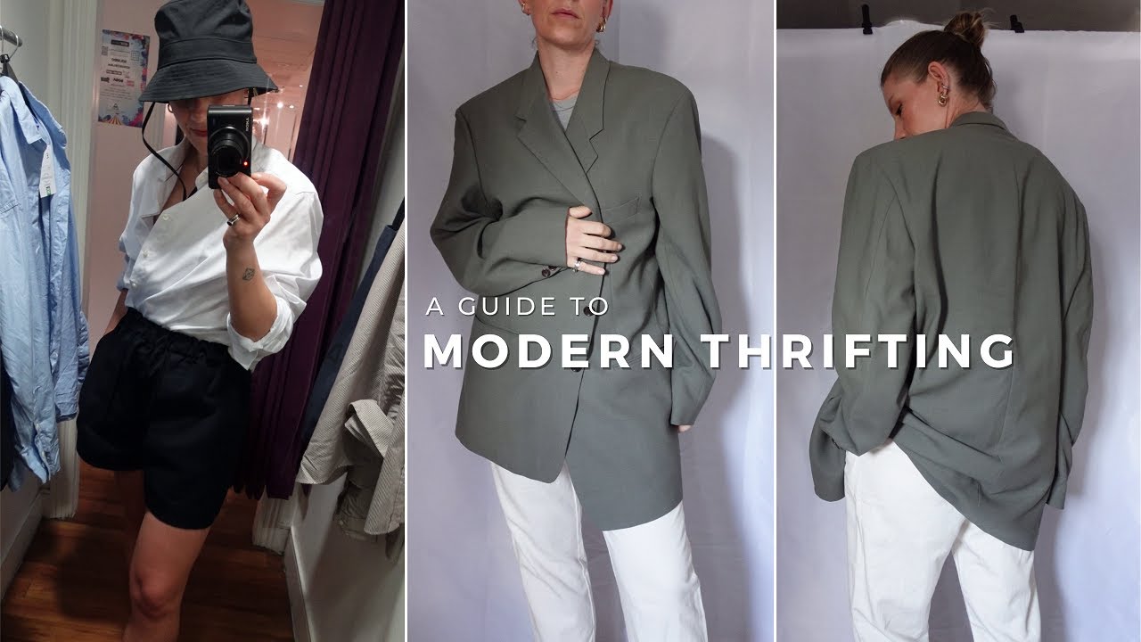THRIFTING for a MODERN WARDROBE