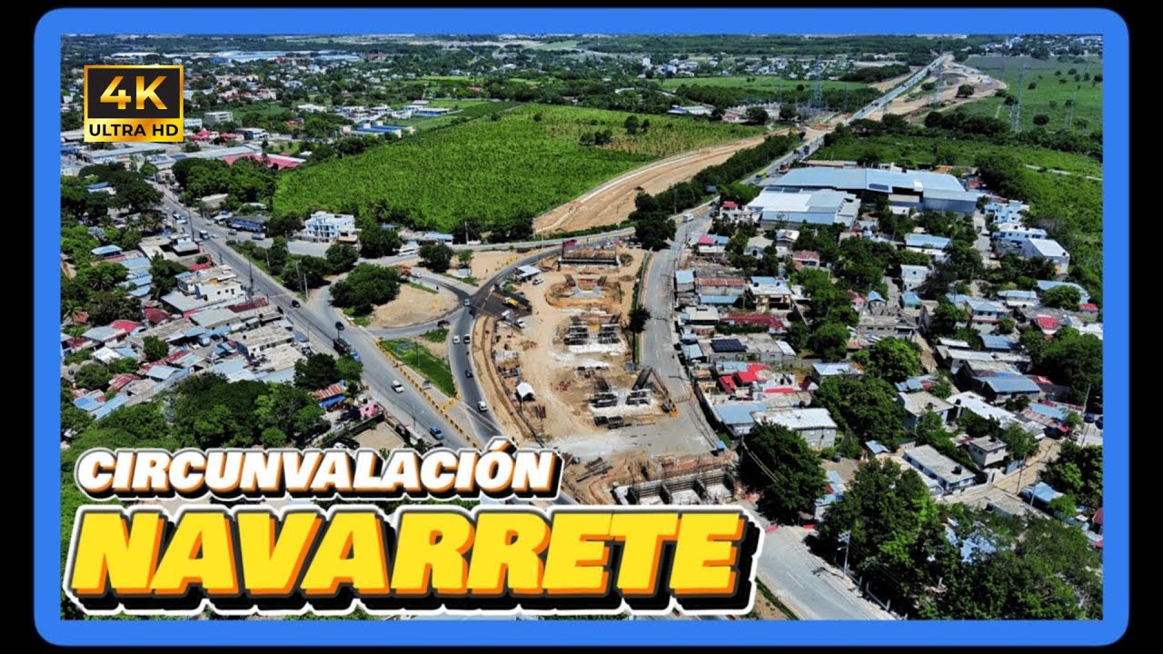 ASI VAN LOS TRABAJOS EN LA CIRCUMVALACION NAVARRETE R.D