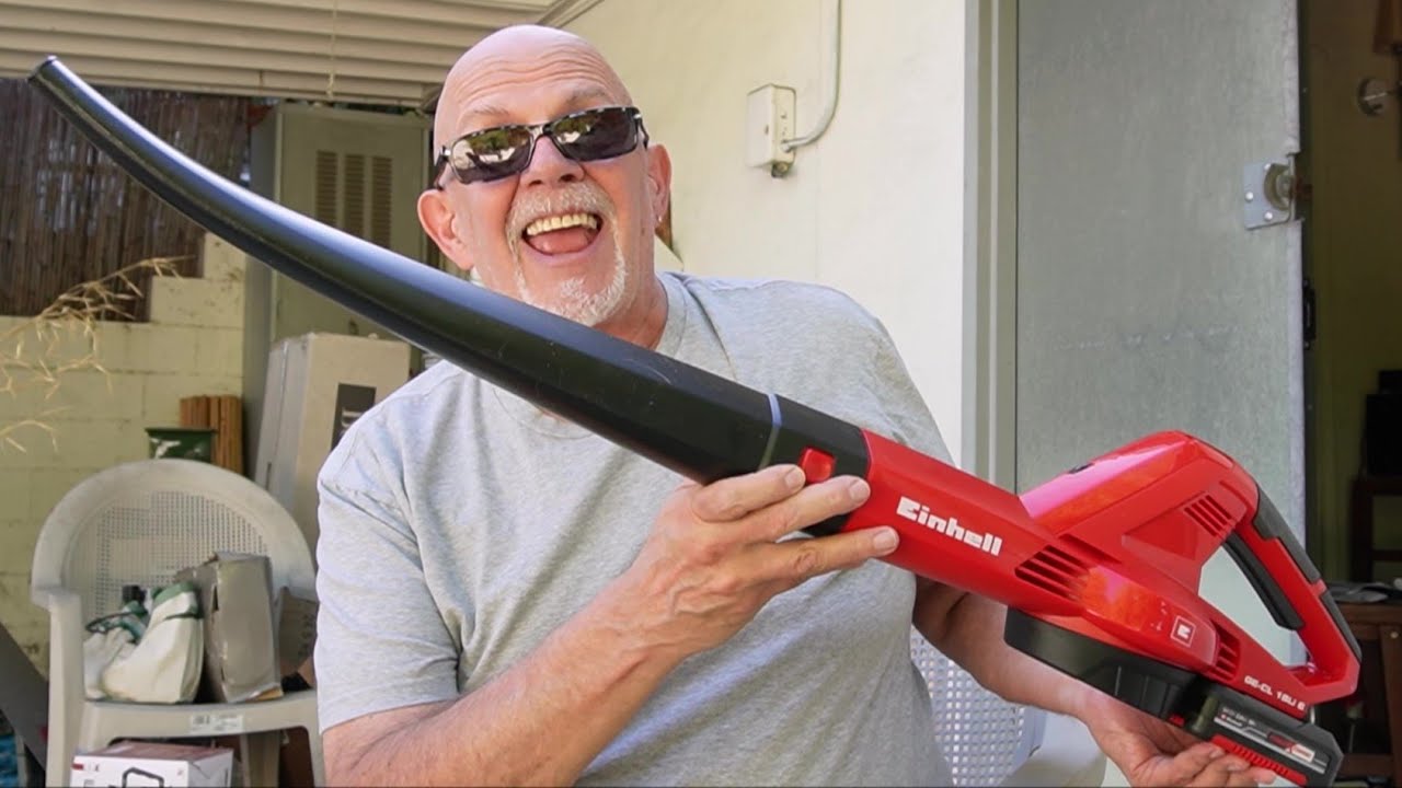 Einhell  Power X-Change 18-Volt 130-MPH 90-CFM  Sweeper-Leaf Blower w/ 2.0-Ah Battery + Fast Charger