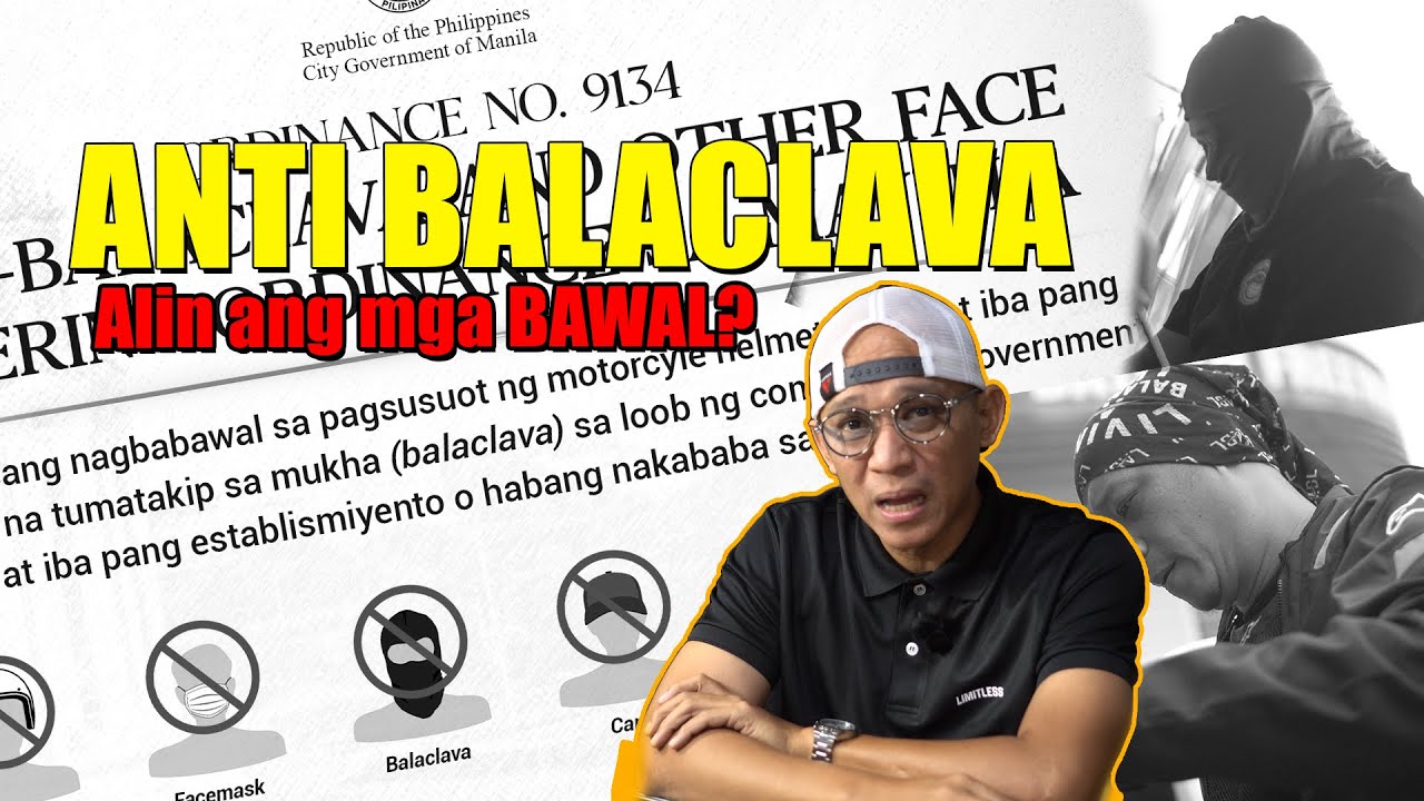 Mga dapat malaman sa  Anti-Balaclava Ordinance ng Manila | Checkpoint Serye