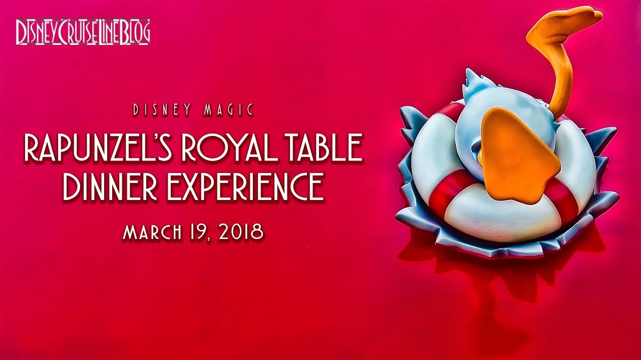 Rapunzel's Royal Table Dinner Experience Disney Magic