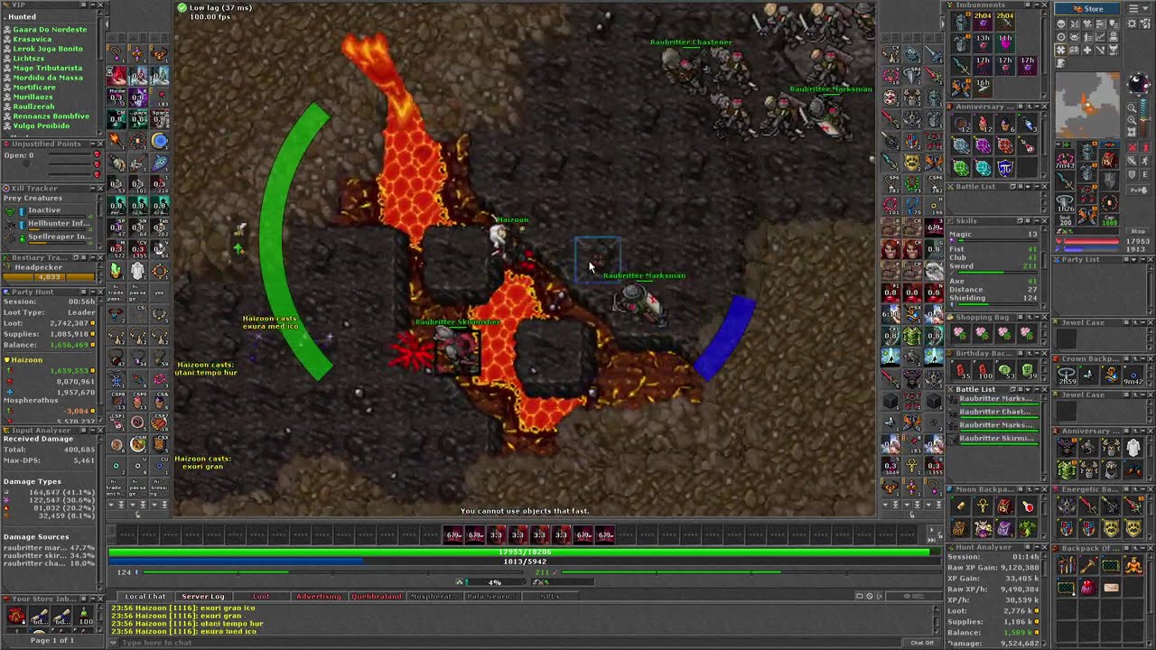 Raubritter Bloodfire Gorge - EK 1116 SOLO Raw Peak 10.3kk Crypt Slicer on Test #ekview