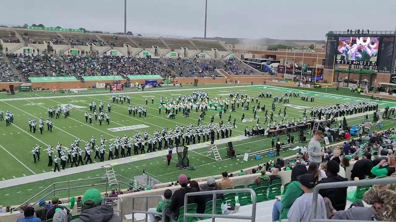 UNT Mean Green - Green Brigade - Exhibition Show 10/28/2023