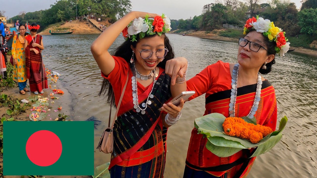 Празднование Пхул Биджу с бангладешским племенем Чакма 🇧🇩