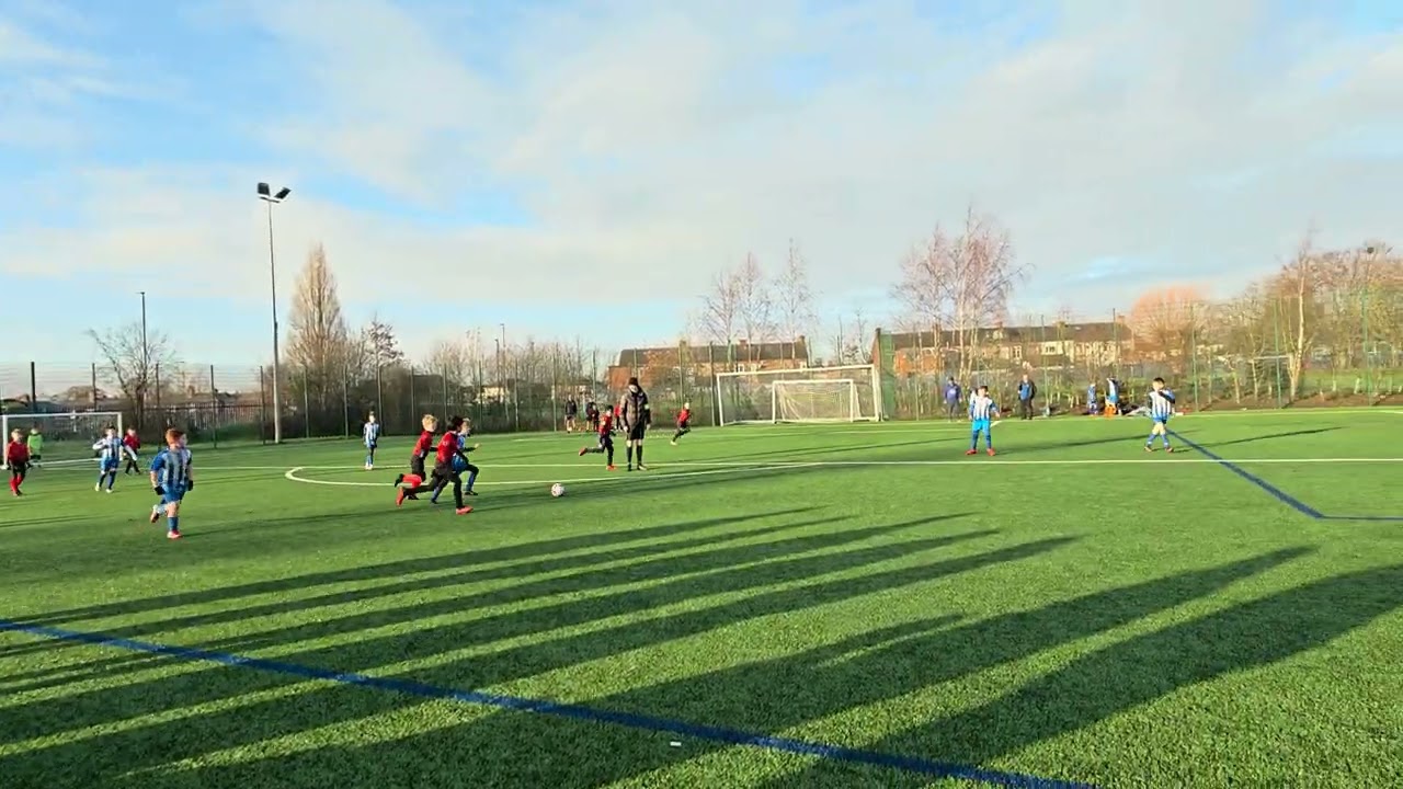 Helping out as GK today