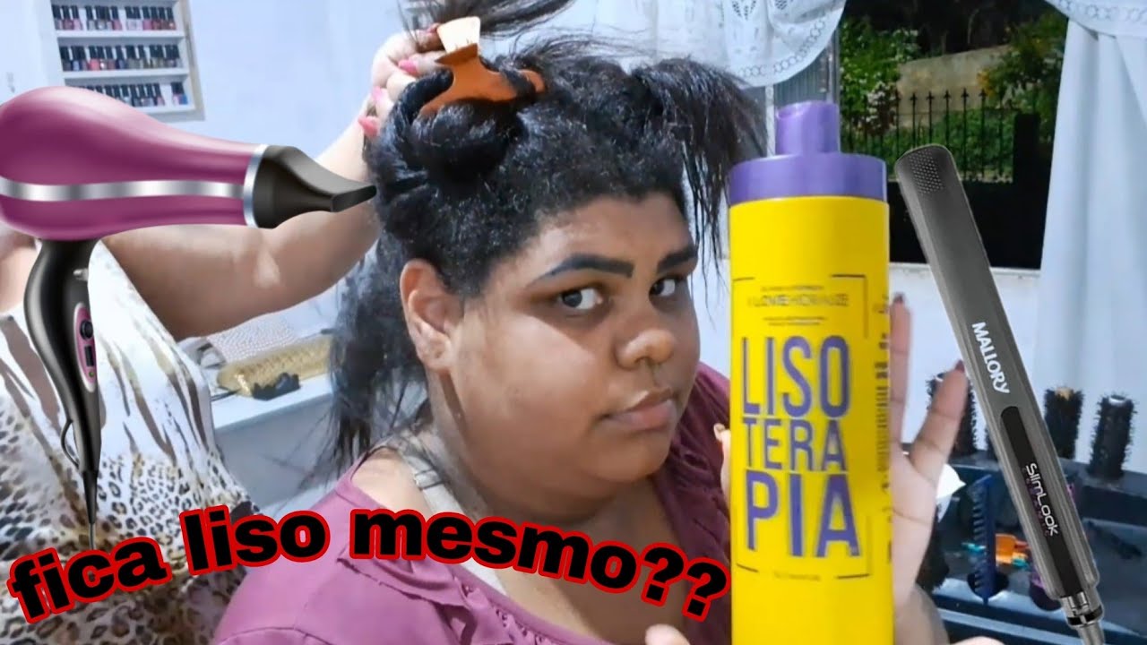 FIZ PROGRESSIVA DAS BLOGUEIRAS  LISO TERAPIA NO MEU CABELO// SERA QUE ALISOU????