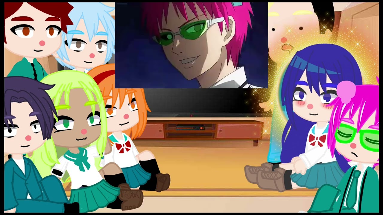 Saiki k reacts to Saiki and his powers