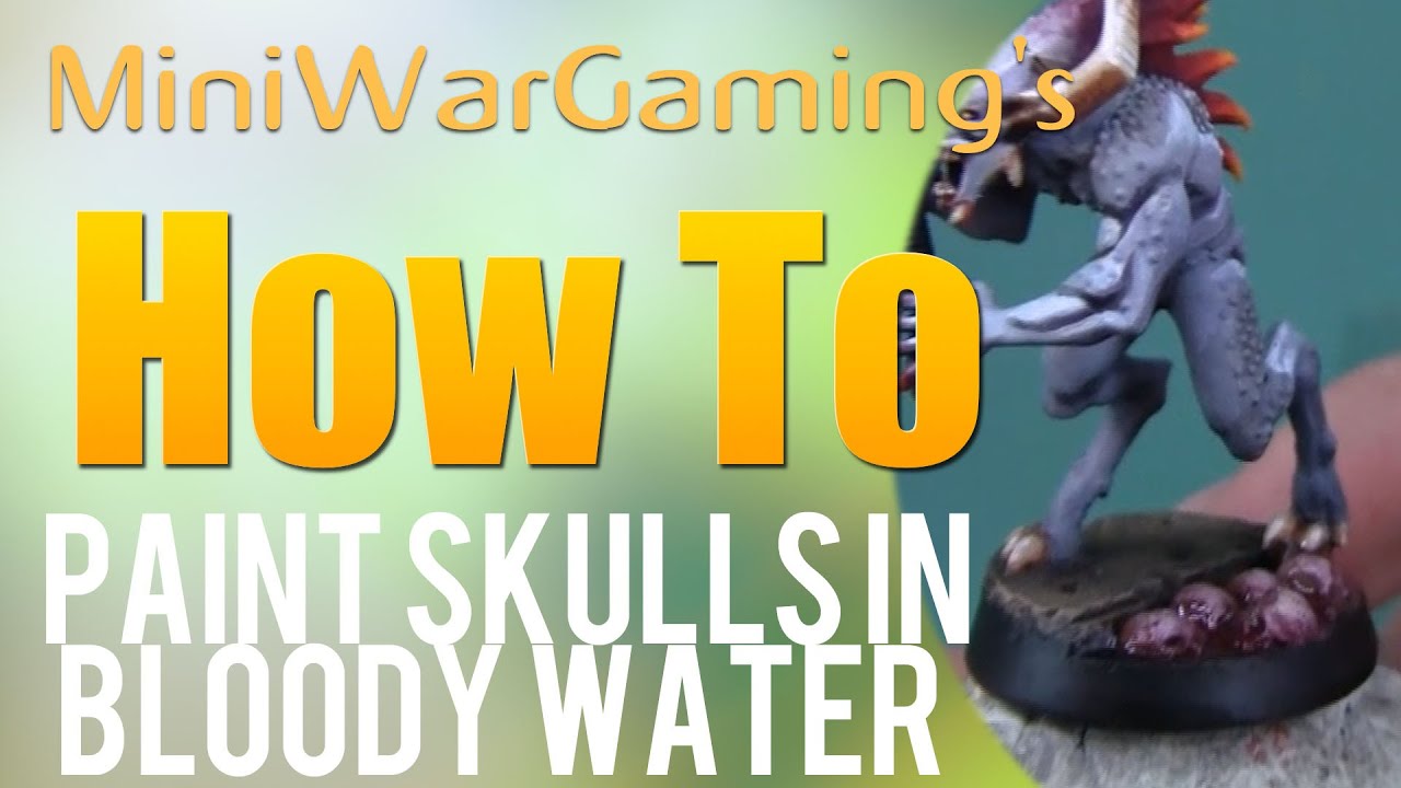How To: Paint Skulls in Bloody Water