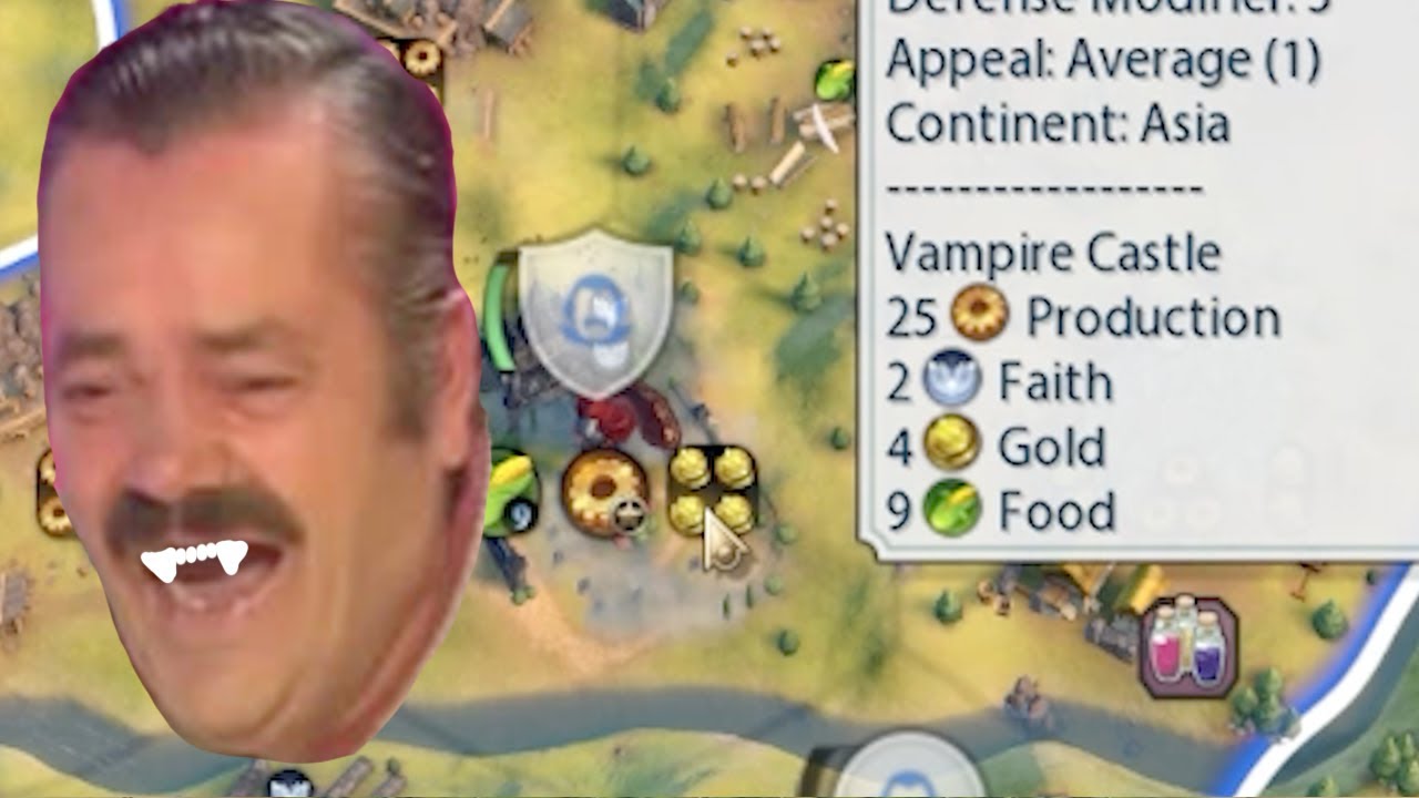 If you use Vampire Castles like this you WILL break the game - Civ 6 Scotland